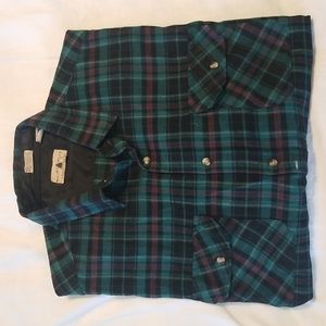 Vintage Northwest Territory Men's Plaid Long Sleeve Button Down